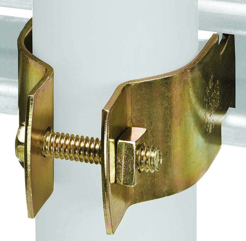 SUPERSTRUT SuperStrut Z703 1 1/2-10 Pipe Clamp, Gold, Steel, Galvanized ELECTRICAL SUPERSTRUT