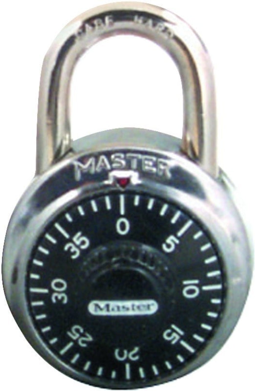 MASTER LOCK Master Lock 1500T Padlock, 9/32 in Dia Shackle, 3/4 in H Shackle, Steel Shackle, Stainless Steel Body, Nickel