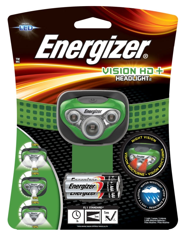 ENERGIZER BATTERY Energizer HDC32E Headlight, AAA Battery, LED Lamp, 350 Lumens, 70 m Beam Distance, 4 hr Run Time ELECTRICAL ENERGIZER BATTERY