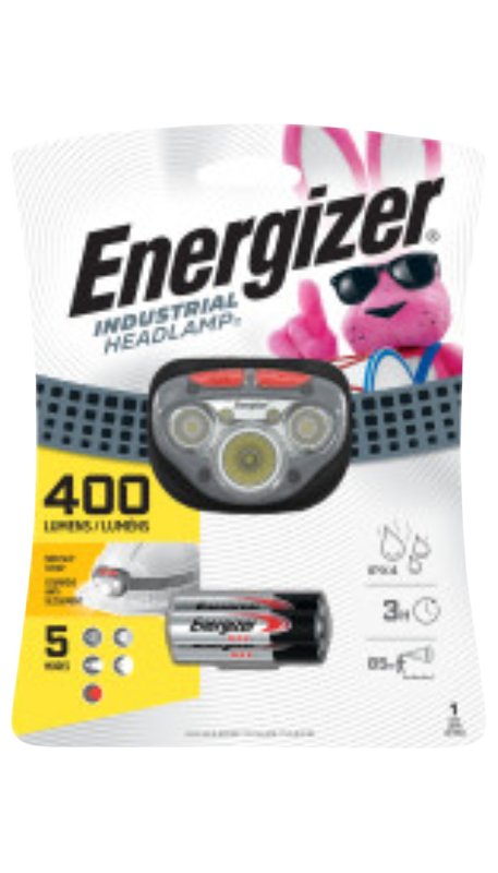ENERGIZER BATTERY Energizer HDDIN32E Headlight, AAA Battery, Alkaline Battery, LED Lamp, 315 Lumens, 85 m Beam Distance, 6 hr Run Time ELECTRICAL ENERGIZER BATTERY