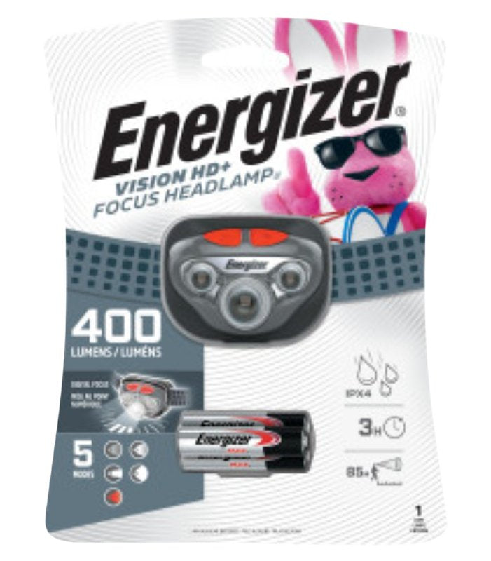 ENERGIZER BATTERY Energizer HDD32E Headlight, AAA Battery, LED Lamp, 315 Lumens, Spot Beam, 80 m Beam Distance, 6 hr Run Time ELECTRICAL ENERGIZER BATTERY