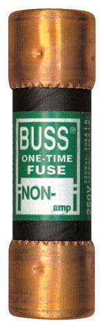 BUSSMANN Bussmann NON-40 Fuse, 40 A, 250 VAC, 125 VDC, 50 kA Interrupt, Melamine Body, Cartridge Fuse ELECTRICAL BUSSMANN