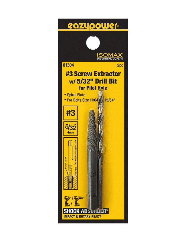 EAZYPOWER 81304 2PC  3 SCRW EXT & TITANI