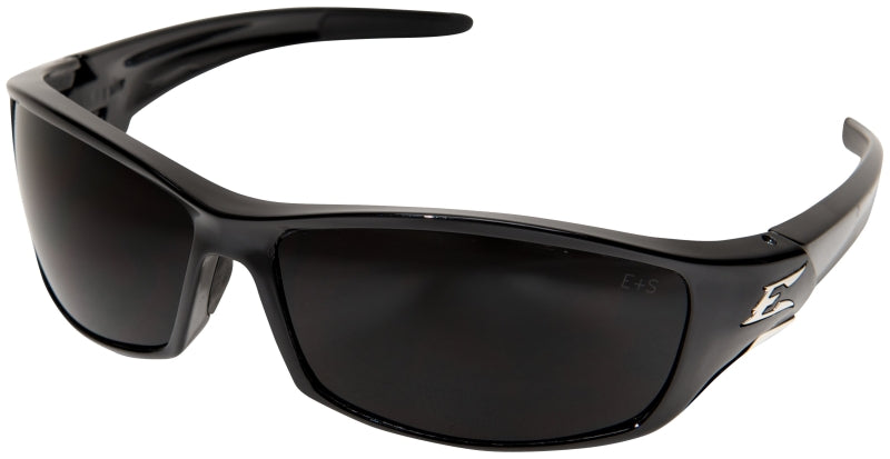 EDGE Edge SR116 Non-Polarized Safety Glasses, Smoke Lens, Black Frame, Unisex, Full Frame, Nylon Frame