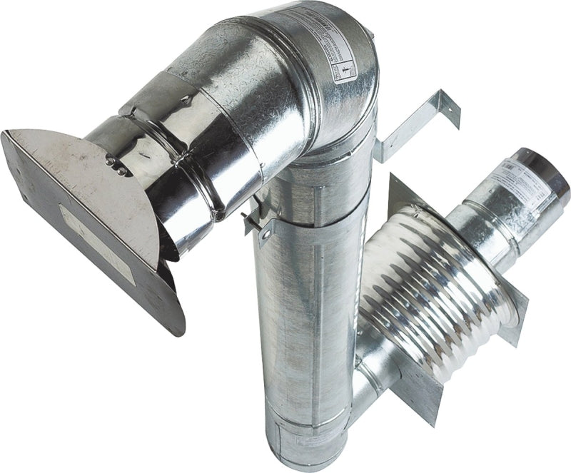 SELKIRK Selkirk 284875 Pellet Stove Kit, Thru-The-Wall, Stainless Steel