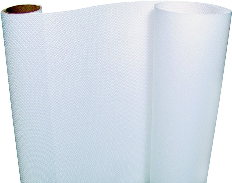 CON-TACT Con-Tact 05F-C5T20-06 Embossed Shelf Liner, 5 ft L, 20 in W, Vinyl, Clear HOUSEWARES CON-TACT