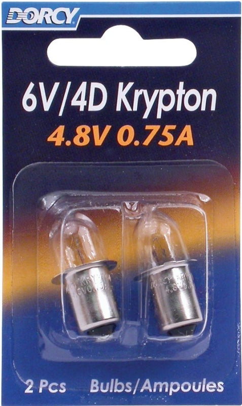 DORCY Dorcy 41-1663 Replacement Bulb, 4.8 V, 0.75 A, Krypton Lamp ELECTRICAL DORCY