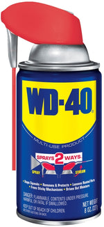 WD-40 WD-40 SMART STRAW 490026 Lubricant, Multi-Purpose, Petroleum Base, Light Amber, 8 oz Aerosol Can, Liquid AUTOMOTIVE WD-40