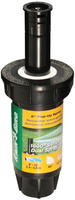 RAINBIRD Rain Bird 1802QDS Spray Head Sprinkler, Part-Circle, 1/2 in Connection, FNPT, 0.1 gpm, 8 to 15 ft, Plastic