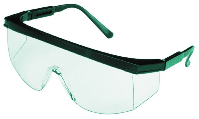 BOSS MFG Safety Works 817695 Unilens Safety Glasses, Anti-Fog Lens, Rimless, Wrap-Around Frame, Teal Frame
