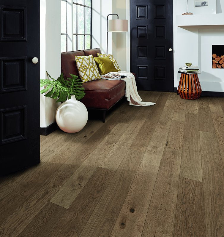 HEALTHIER CHOICE FLOORI Healthier Choice Flooring HCE707A06 Flooring Plank, 1-1/2 to 6 ft L, 6-1/2 in W, Micro Bevel Edge, White Oak BUILDING MATERIALS HEALTHIER CHOICE FLOORI