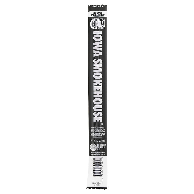 IOWA SMOKEHOUSE Iowa Smokehouse is-1.5csn-m Meat Stick, Original, 1.5 oz