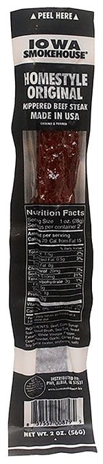 IOWA SMOKEHOUSE Iowa Smokehouse IS-2KBO Kippered Beef Steak, Homestyle Original, 2 oz HOUSEWARES IOWA SMOKEHOUSE