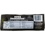 IOWA SMOKEHOUSE Iowa Smokehouse IS-SS12G Summer Sausage, Garlic, 12 oz HOUSEWARES IOWA SMOKEHOUSE