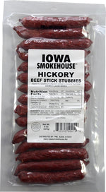 IOWA SMOKEHOUSE Iowa Smokehouse IS-8BSTH Beef Stick Stubbies, Hickory, 8 oz HOUSEWARES IOWA SMOKEHOUSE