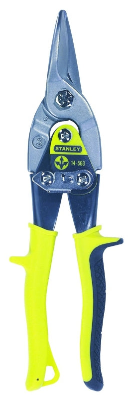 STANLEY STANLEY 14-563 Aviation Snip, 12-1/2 in OAL, 1-1/2 in L Cut, Straight Cut, Chrome Molybdenum Steel Blade TOOLS STANLEY