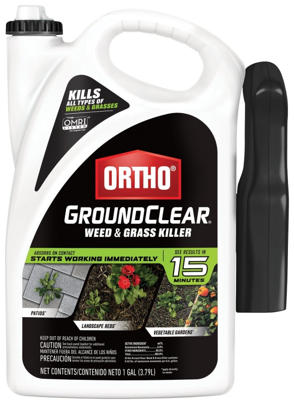 ORTHO Ortho GROUNDCLEAR 4613905 Weed and Grass Killer, Liquid, Spray Application, 1 gal Bottle LAWN & GARDEN ORTHO