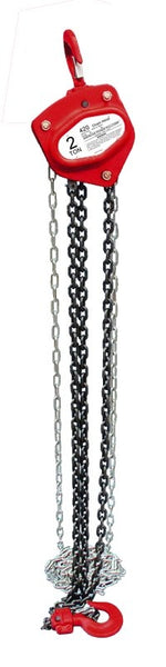 ACORN INTERNATIONAL American Power Pull 400 Series 420 Chain Block, 2 ton, 10 ft H Lifting, 16-9/16 in Between Hooks AUTOMOTIVE ACORN INTERNATIONAL
