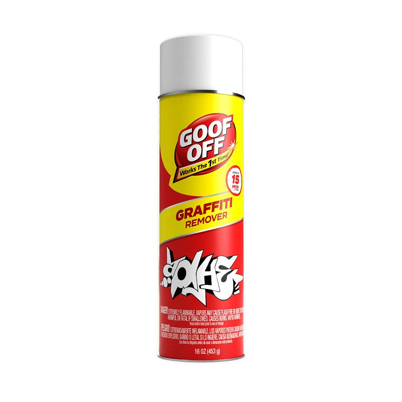 GOOF OFF Goof Off FG673 Graffiti Remover, Opaque Viscous Liquid, 16 oz Aerosol Can