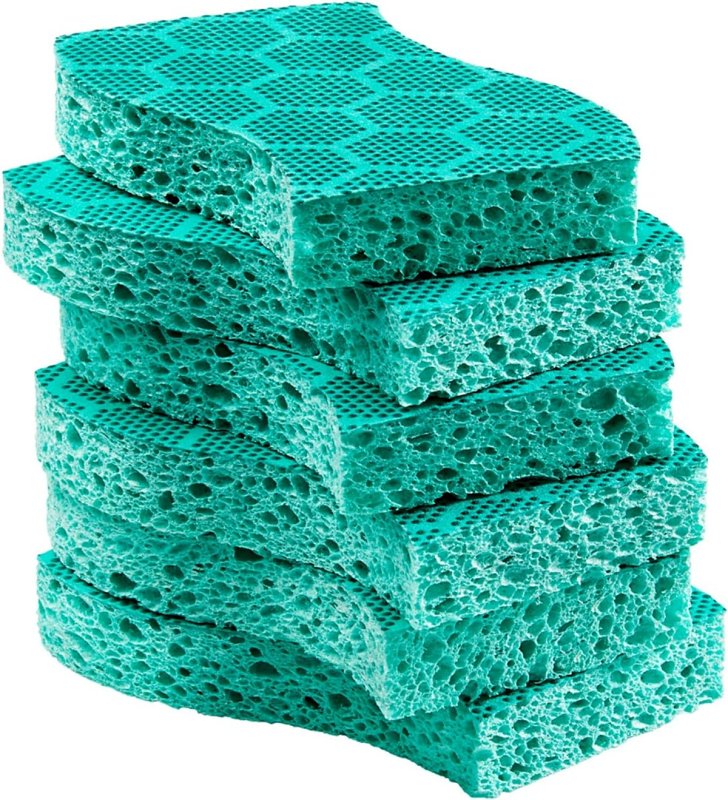 SCOTCH-BRITE Scotch-Brite 30306-4 Scrub Dots Sponge, 4.4 in L CLEANING & JANITORIAL SUPPLIES SCOTCH-BRITE