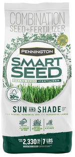 PENNINGTON SEED Pennington Smart Seed 100543719 Grass Seed, 7 lb Bag
