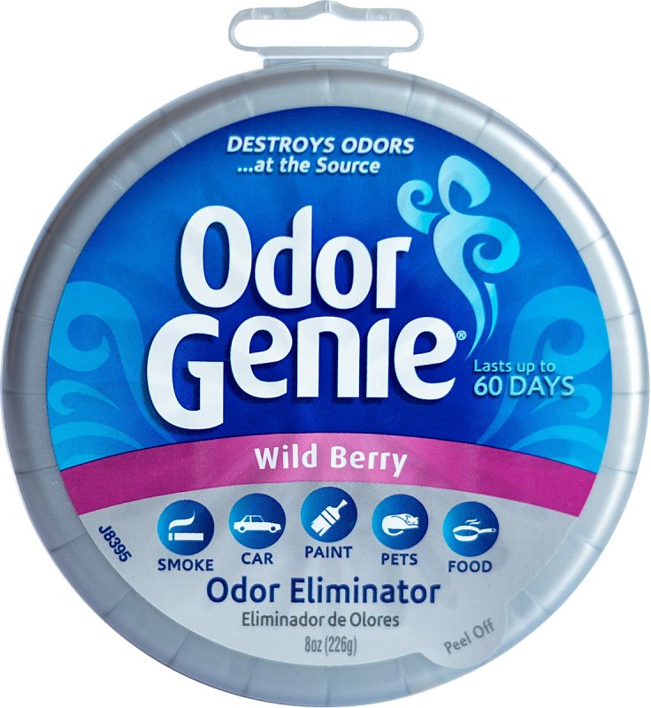 ODOR GENIE Odor Genie FG69H Odor Eliminator, 8 oz, Wildberry, 300 sq-ft Coverage Area
