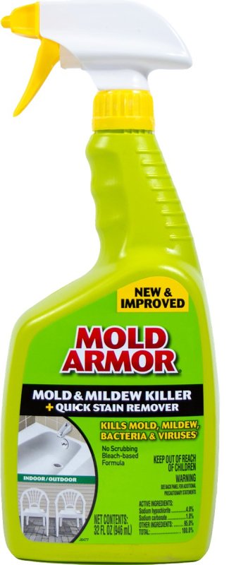 MOLD ARMOR Home Armor FG502 Stain Remover, Liquid, Clear, 32 oz, Bottle
