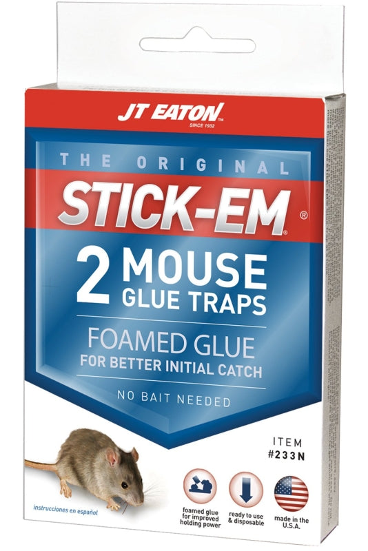 J.T. EATON J.T. Eaton 233N Pre-Baited Glue Trap, 3-1/4 in W, 4-1/4 in H LAWN & GARDEN J.T. EATON