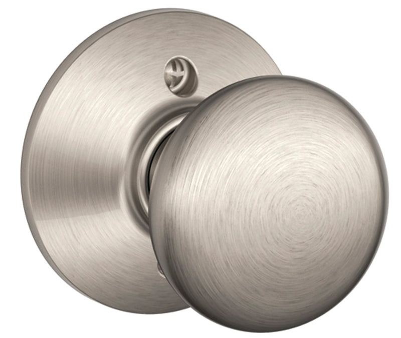 SCHLAGE LOCK Schlage Plymouth Series F170 PLY 619 Dummy Knob, Satin Nickel HARDWARE & FARM SUPPLIES SCHLAGE LOCK