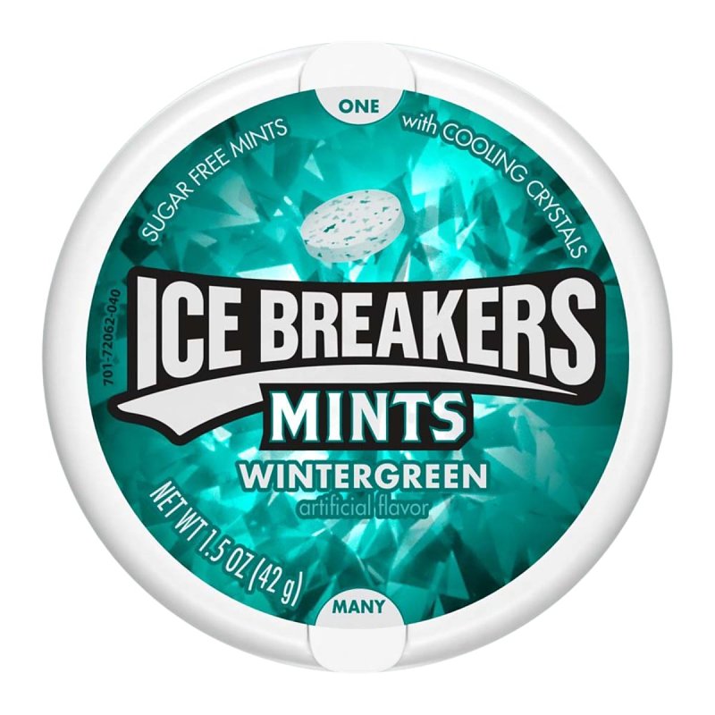 ICE BREAKERS Ice Breakers 10268 Mint Candy, Wintergreen, 1.5 oz Pack