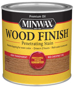 MINWAX Minwax 223204444 Wood Stain, Red Chestnut, Liquid, 0.5 pt Can PAINT MINWAX
