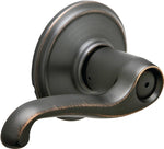 SCHLAGE LOCK Schlage F Series F40V FLA 716 Privacy Lever, Mechanical Lock, Metal, Residential, 2 Grade