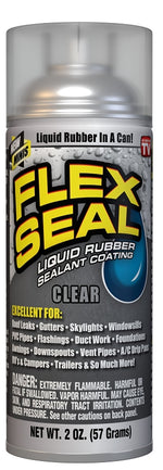 FLEX SEAL Flex Seal FSCLRMINI Rubberized Spray Coating, Clear, 2 oz
