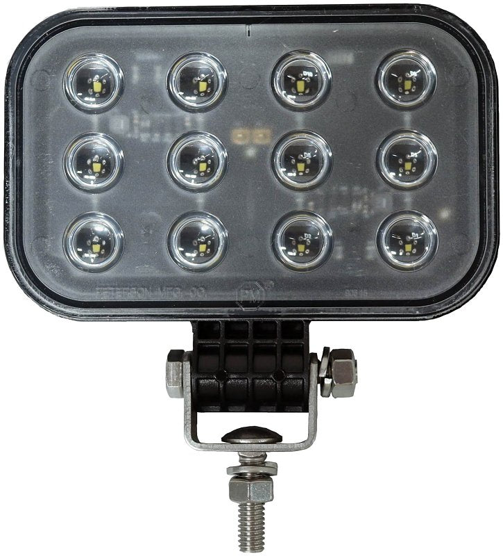 PETERSON MFG PM V906-MV Rectangular Work Light, 12/24 V, LED Lamp, White AUTOMOTIVE PETERSON MFG