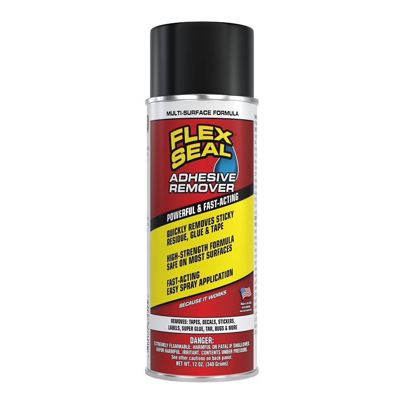 FLEX SEAL ADHESIVE REMOVER SPRAY 12OZ CLEANING & JANITORIAL SUPPLIES FLEX SEAL