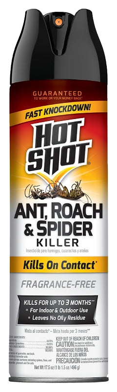 HOT SHOT Hot Shot HG-96780 Ant, Liquid, Spray Application, Indoor, Outdoor, 17.5 oz Aerosol Can LAWN & GARDEN HOT SHOT