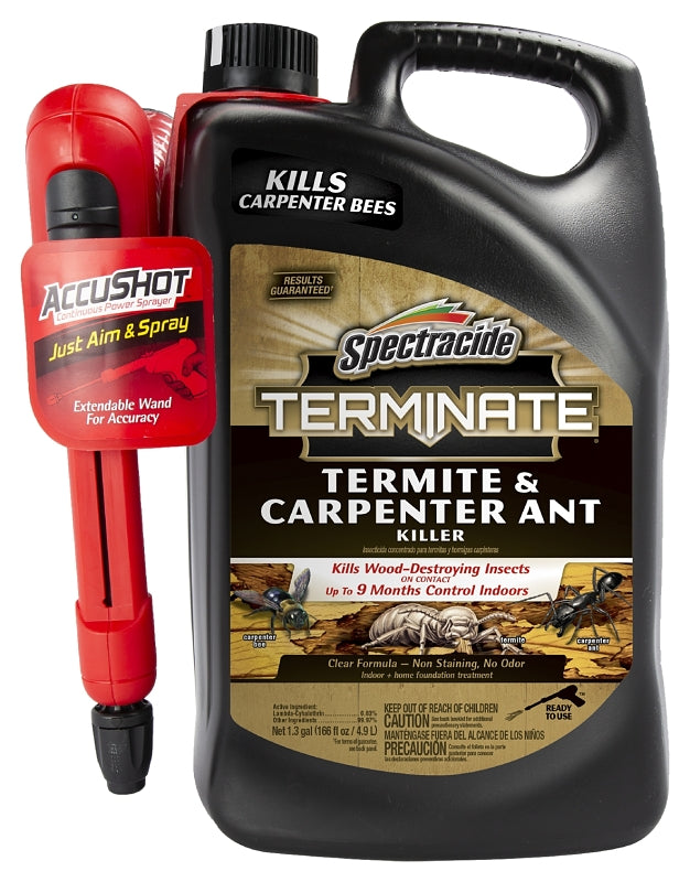 SPECTRACIDE Spectracide HG-96375 Termite and Carpenter Ant Killer, Liquid, Spray Application, 1.33 gal Can