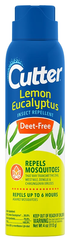 CUTTER Cutter HG-96701 Insect Repellent, Aerosol, 4 oz LAWN & GARDEN CUTTER