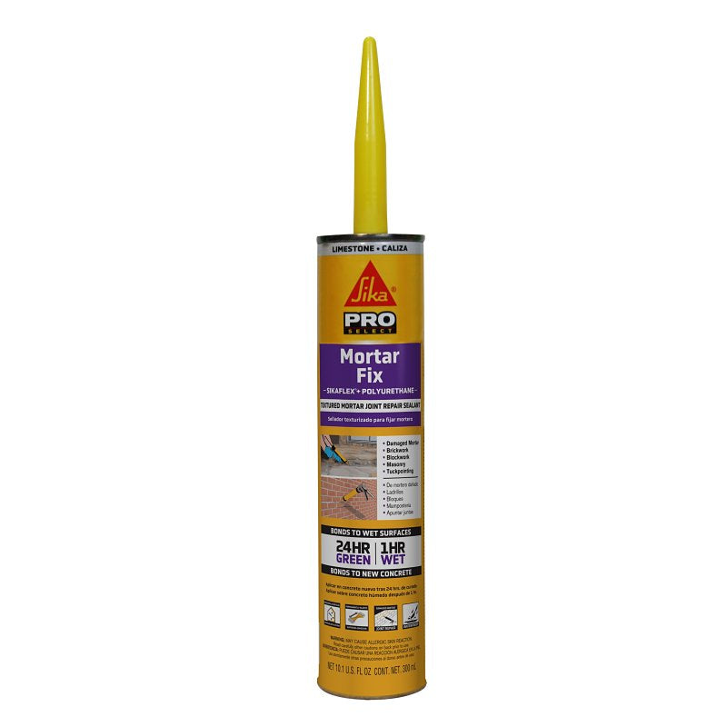 SIKAFLEX Sika SIKAFLEX PRO SELECT Series 515313 Mortar Fix Sealant, Gray, Sealant, 10.1 fl-oz Cartridge