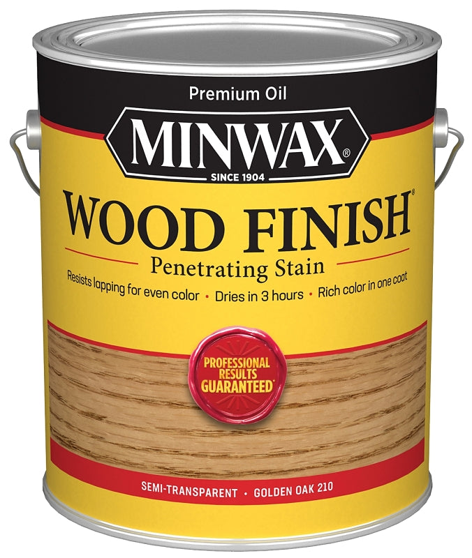 MINWAX Minwax 710710000 Wood Stain, Oil Base, Golden Oak, Liquid, 1 gal