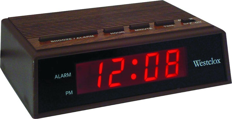 WESTCLOX Westclox 22690 Alarm Clock, 0.6 in LED Display