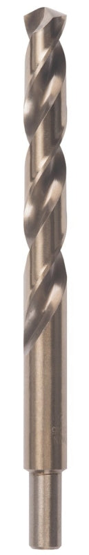 IRWIN Irwin 3016032 Jobber Drill Bit, 1/2 in Dia, 3-1/4 in OAL, Spiral Flute, 1-Flute, 1/2 in Dia Shank, Reduced Shank TOOLS IRWIN
