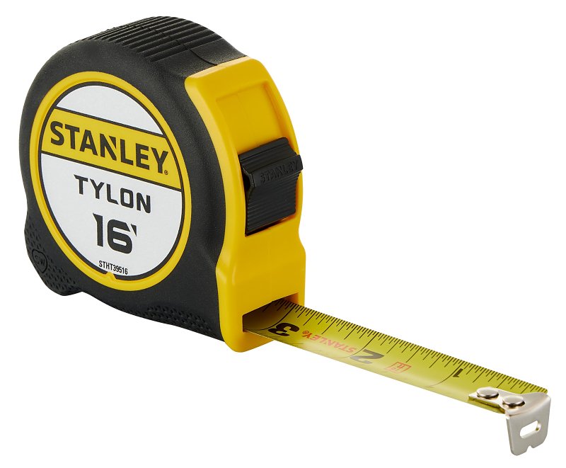 STANLEY STANLEY Tylon STHT39516 Tape Measure, 16 ft L Blade, 1 in W Blade, ABS/Rubber Case ELECTRICAL STANLEY