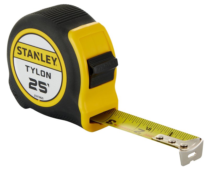 STANLEY STANLEY Tylon STHT39525 Tape Measure, 25 ft L Blade, 1 in W Blade, ABS/Rubber Case ELECTRICAL STANLEY