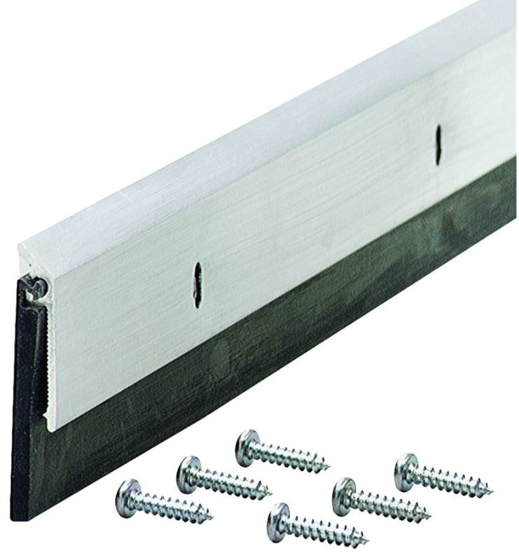 M-D M-D 68247 Door Sweep, 36 in L, 1/4 in W, Aluminum Flange, EPDM Insert HARDWARE & FARM SUPPLIES M-D