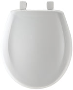 MAYFAIR Mayfair 87SLOW-000 Toilet Seat, 14-3/8 in W, 2.188 in H, Round, Plastic, White PLUMBING, HEATING & VENTILATION MAYFAIR