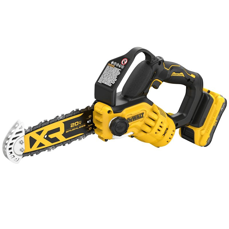 DEWALT DEWALT MAX DCCS623QQ1 Cordless Pruning Chainsaw Kit, Battery Included, 4 Ah, 20 V, Lithium-Ion, 6 in Cutting Capacity