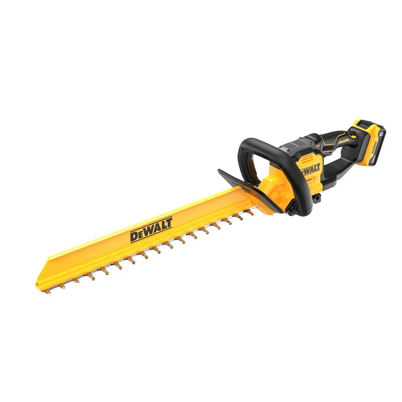 DEWALT DEWALT MAX XR DCHT826P1 Hedge Trimmer Kit, Battery Included, 5 Ah, 20 V, 1 in Cutting Capacity, 24 in L Blade