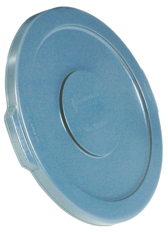 RUBBERMAID Rubbermaid FG260900GRAY Lid, 10 gal, Plastic, Gray, For: Brute #2610 10 gal Container