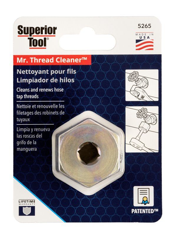 SUPERIOR TOOL Superior Tool 05265 Thread Cleaner, Steel